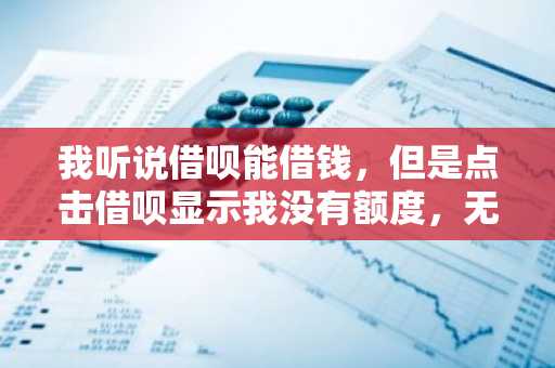 我听说借呗能借钱，但是点击借呗显示我没有额度，无法开通。我想知道怎么强开借呗啊？