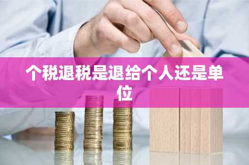 个税退税是退给个人还是单位