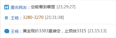 王杨：黄金美盘3303反手空如期下跌收割，美盘反弹继续空！