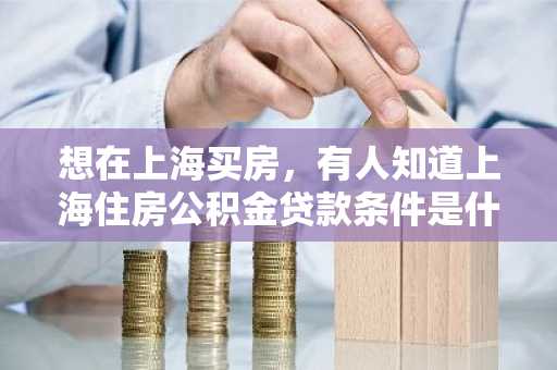 想在上海买房，有人知道上海住房公积金贷款条件是什么吗？