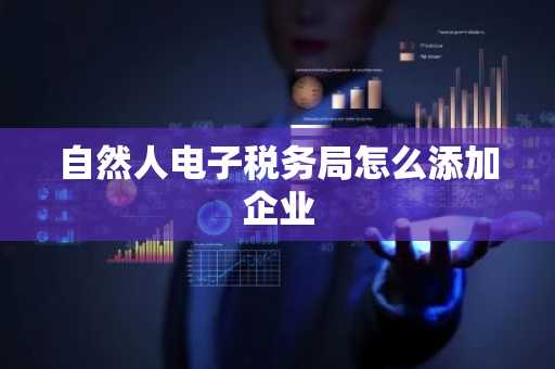 自然人电子税务局怎么添加企业