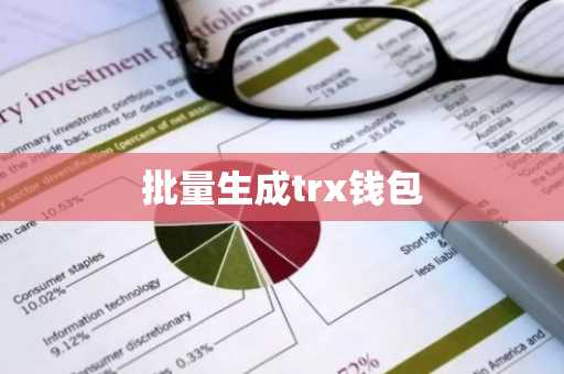 批量生成trx钱包