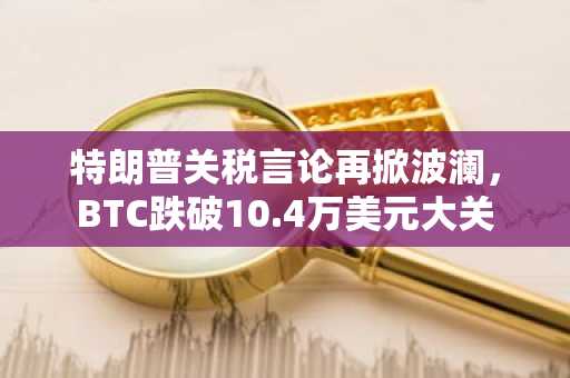 特朗普关税言论再掀波澜，BTC跌破10.4万美元大关