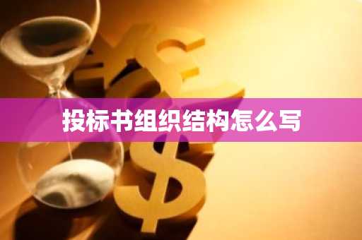投标书组织结构怎么写