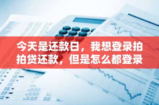 今天是还款日，我想登录拍拍贷还款，但是怎么都登录不上去。我想知道这是为什么？