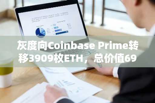 灰度向Coinbase Prime转移3909枚ETH，总价值695万美元