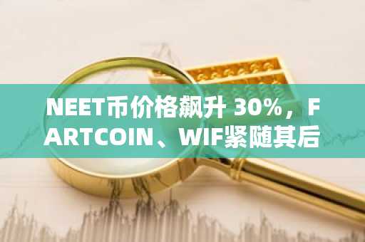 NEET币价格飙升 30%，FARTCOIN、WIF紧随其后
