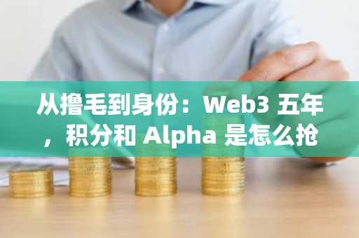 从撸毛到身份：Web3 五年，积分和 Alpha 是怎么抢人？
