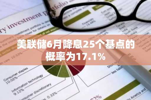 美联储6月降息25个基点的概率为17.1%