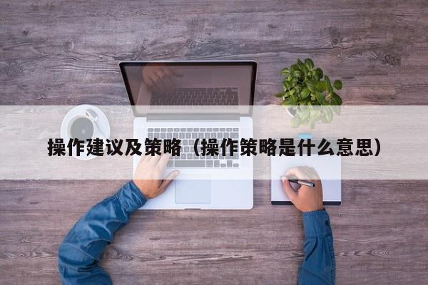 操作建议及策略（操作策略是什么意思）