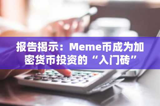 报告揭示：Meme币成为加密货币投资的“入门砖”