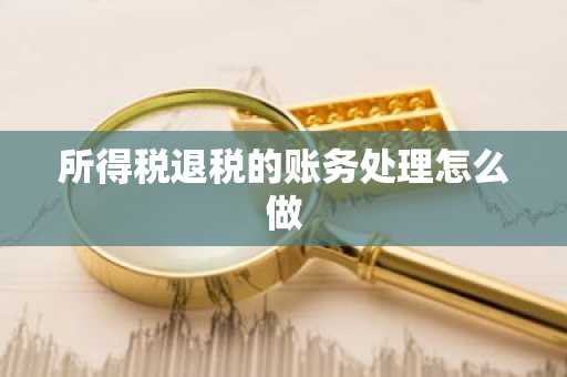 所得税退税的账务处理怎么做