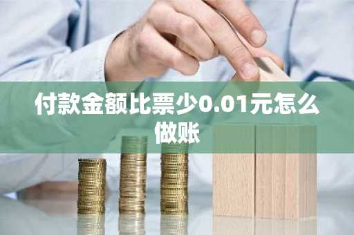 付款金额比票少0.01元怎么做账