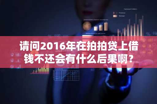 请问2016年在拍拍贷上借钱不还会有什么后果啊？