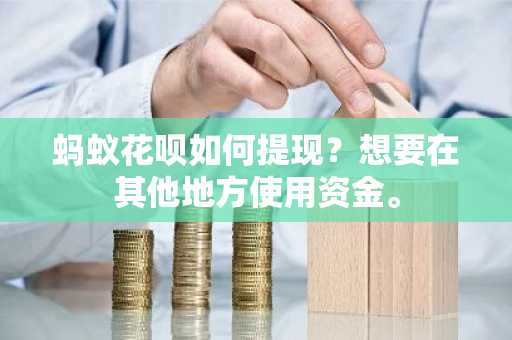 蚂蚁花呗如何提现？想要在其他地方使用资金。