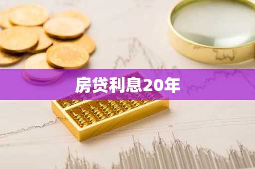 房贷利息20年
