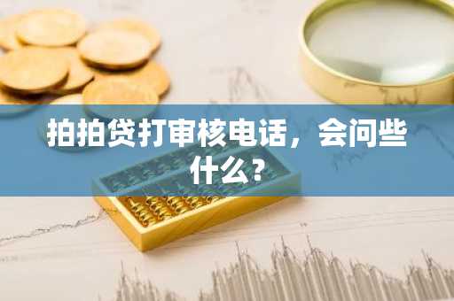 拍拍贷打审核电话，会问些什么？