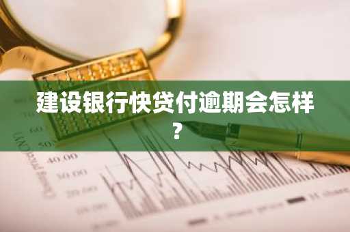 建设银行快贷付逾期会怎样？