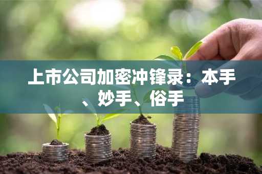 上市公司加密冲锋录：本手、妙手、俗手