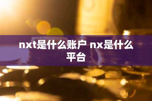 nxt是什么账户 nx是什么平台