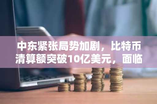 中东紧张局势加剧，比特币清算额突破10亿美元，面临10万美元重新测试的风险