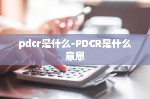 pdcr是什么-PDCR是什么意思