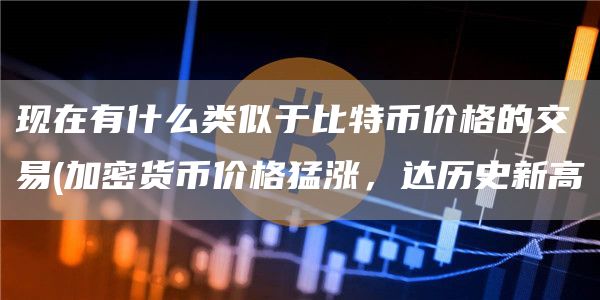 现在有什么类似于比特币价格的交易 - 加密货币价格猛涨，达历史新高