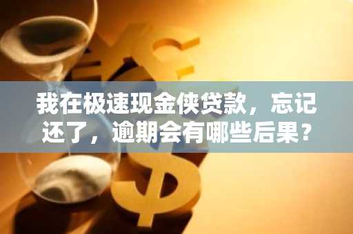 我在极速现金侠贷款，忘记还了，逾期会有哪些后果？