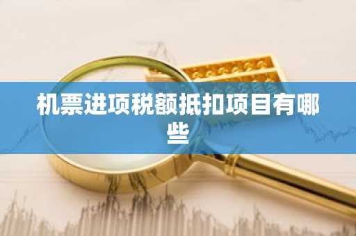 机票进项税额抵扣项目有哪些