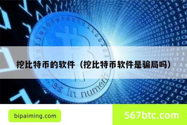 挖比特币的软件（挖比特币软件是骗局吗）