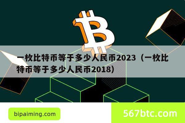 一枚比特币等于多少人民币2023（一枚比特币等于多少人民币2018）