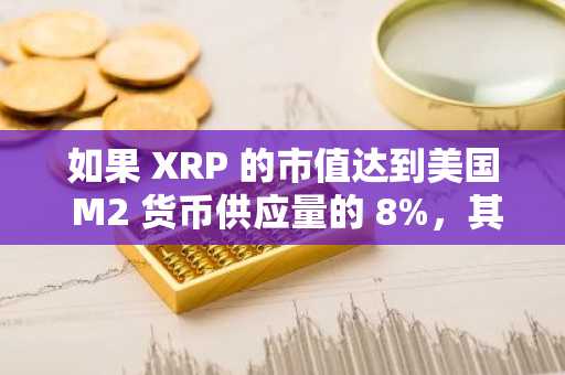 如果 XRP 的市值达到美国 M2 货币供应量的 8%，其价格如下