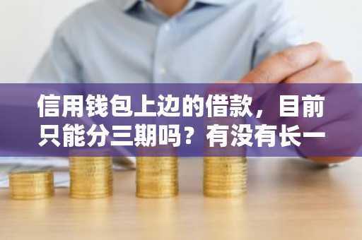 信用钱包上边的借款，目前只能分三期吗？有没有长一点的？