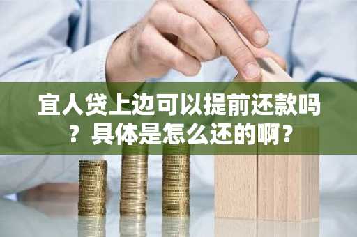 宜人贷上边可以提前还款吗？具体是怎么还的啊？