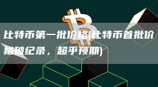 比特币第一批价格 - 比特币首批价格破纪录，超乎预期