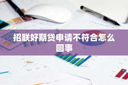 招联好期贷申请不符合怎么回事
