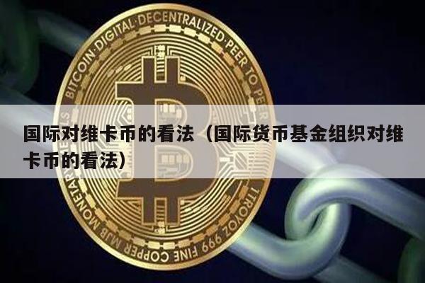 国际对维卡币的看法（国际货币基金组织对维卡币的看法）