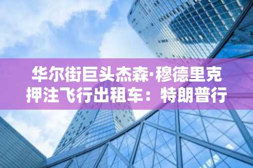 华尔街巨头杰森·穆德里克押注飞行出租车：特朗普行政令推动行业“照进现实”
