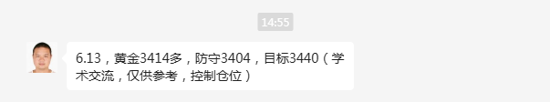 杜康：黄金回落给机会，3414直接多！