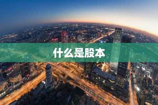 什么是股本