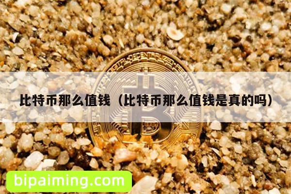 比特币那么值钱（比特币那么值钱是真的吗）