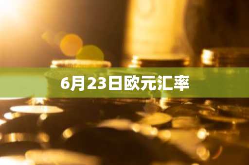 6月23日欧元汇率