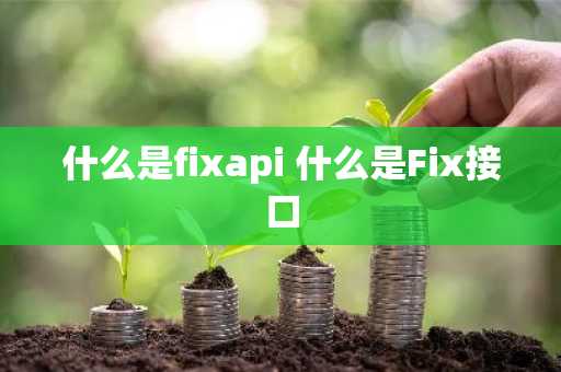 什么是fixapi 什么是Fix接口