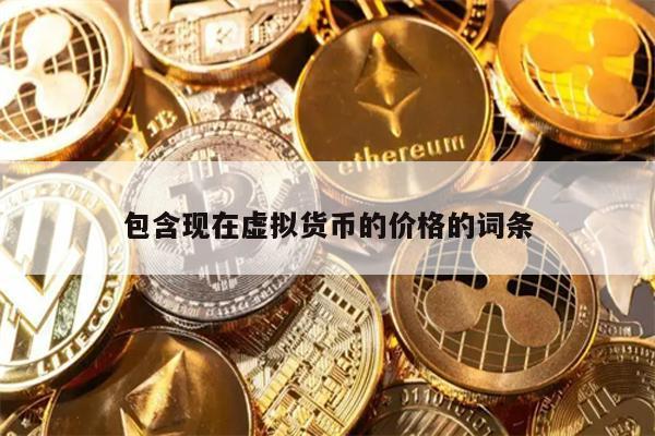 包含现在虚拟货币的价格的词条