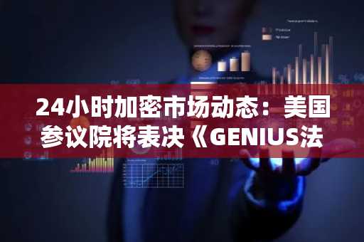 24小时加密市场动态：美国参议院将表决《GENIUS法案》，摩根大通或推稳定币服务