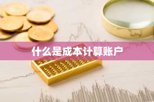 什么是成本计算账户