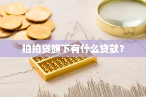 拍拍贷旗下有什么贷款？