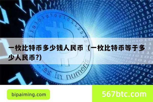 一枚比特币多少钱人民币（一枚比特币等于多少人民币?）