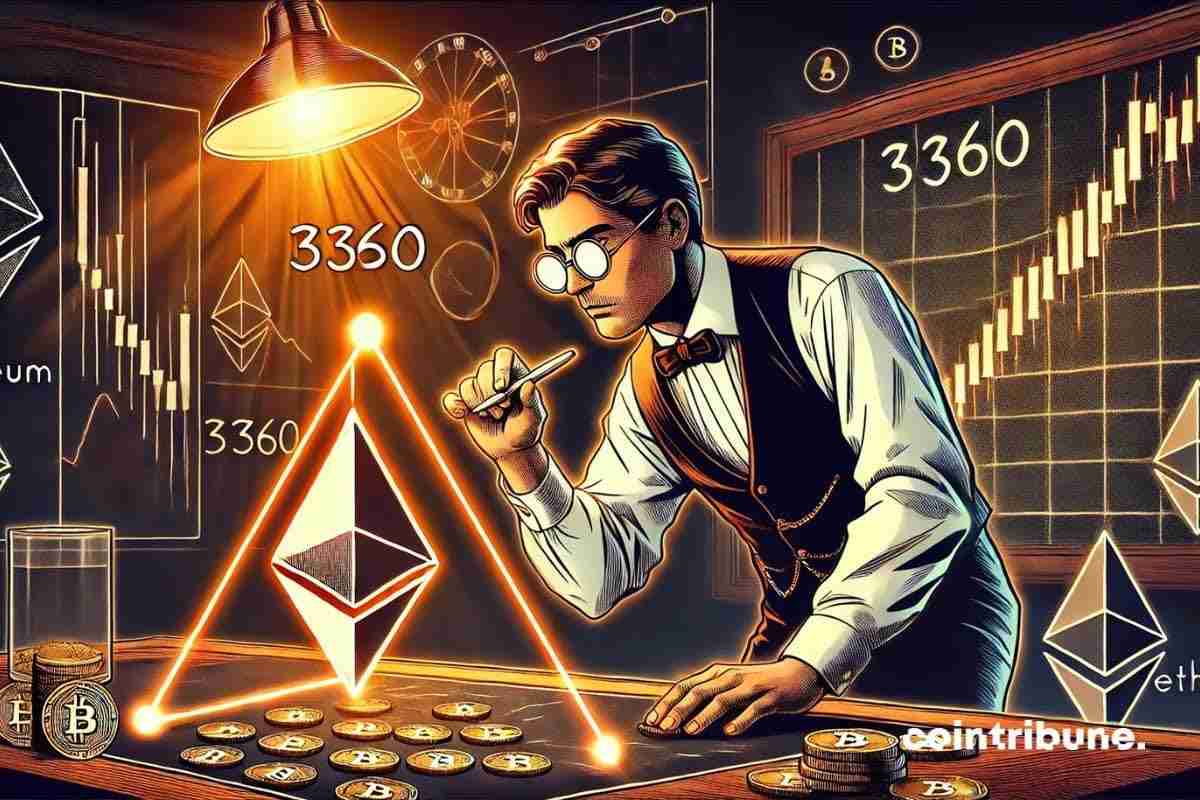 一个罕见的图形人物是在以太坊上形成的，吸引了加密分析师的注意。