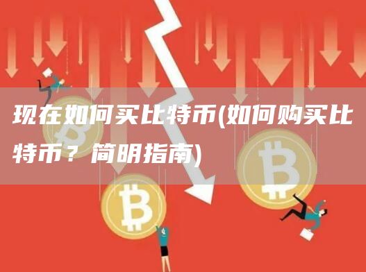 现在如何买比特币 - 如何购买比特币？简明指南